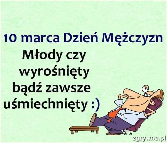 DZIEŃ   MĘŻCZYZNY .